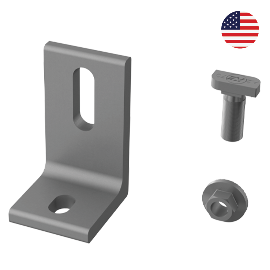 L-Foot Slotted Set, Mill, DC