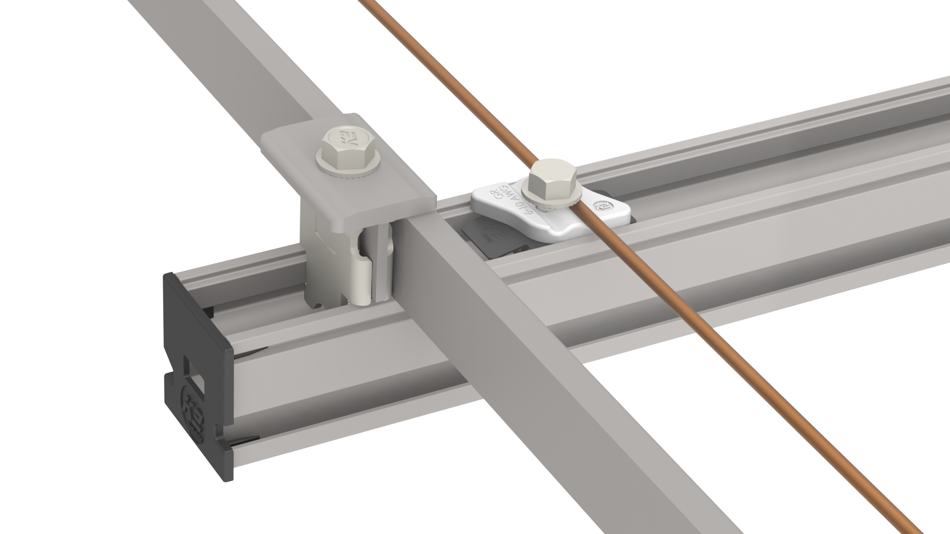 K2 Ground Lug, 13mm Hex Set