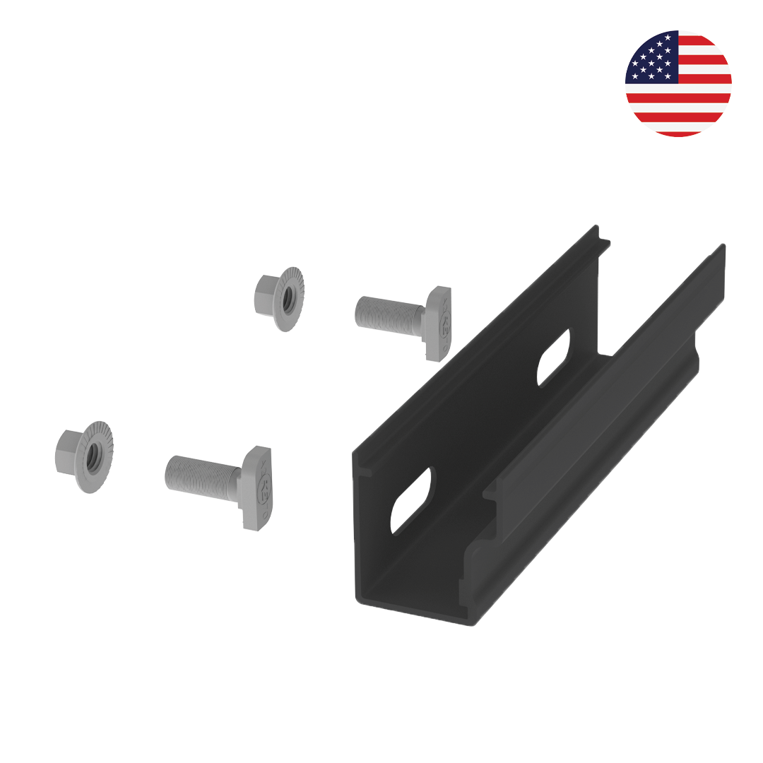 Rail Connector CR 44-X, Set, Dark, DC