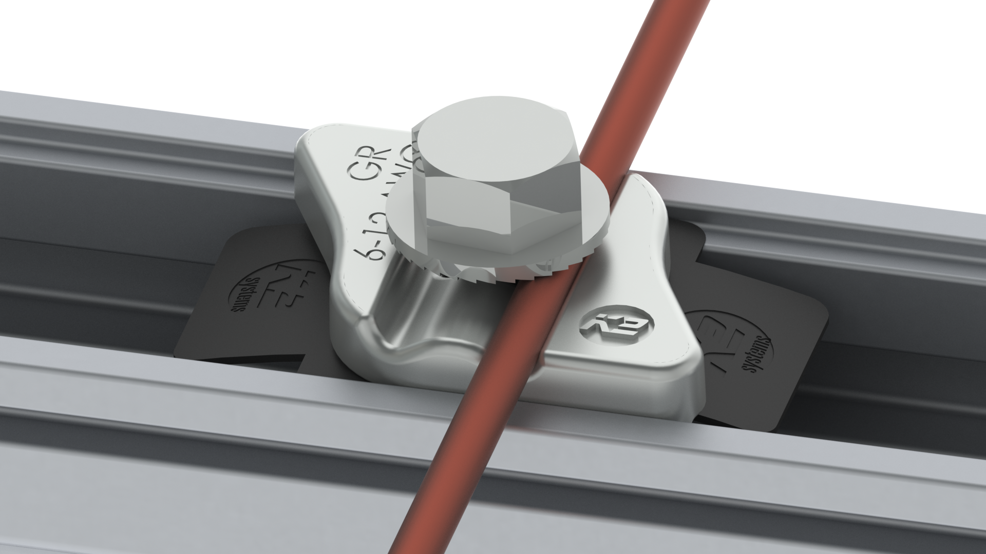 K2 Ground Lug, 13mm Hex Set