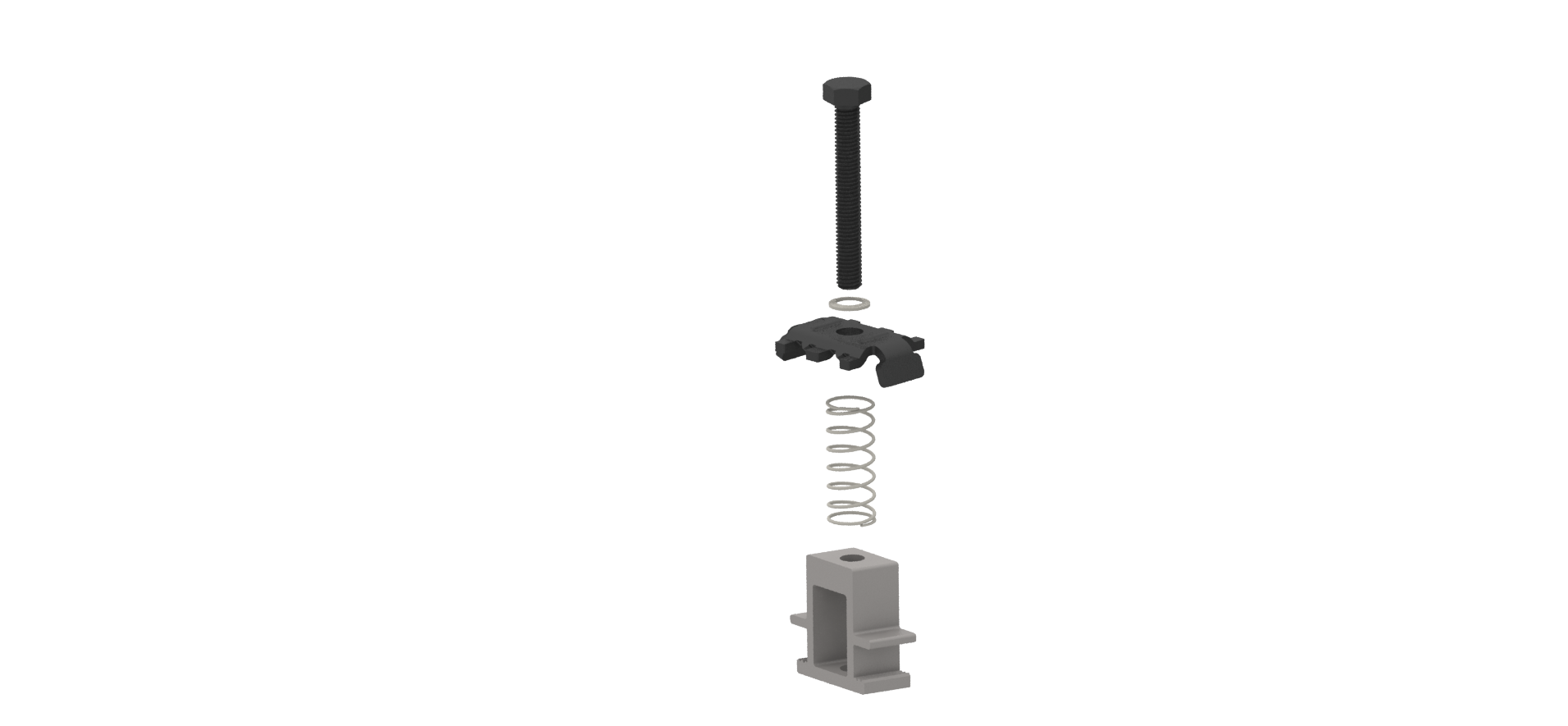 K2 Mid Clamp Set, Dark K2 Mid Clamp Set, Dark