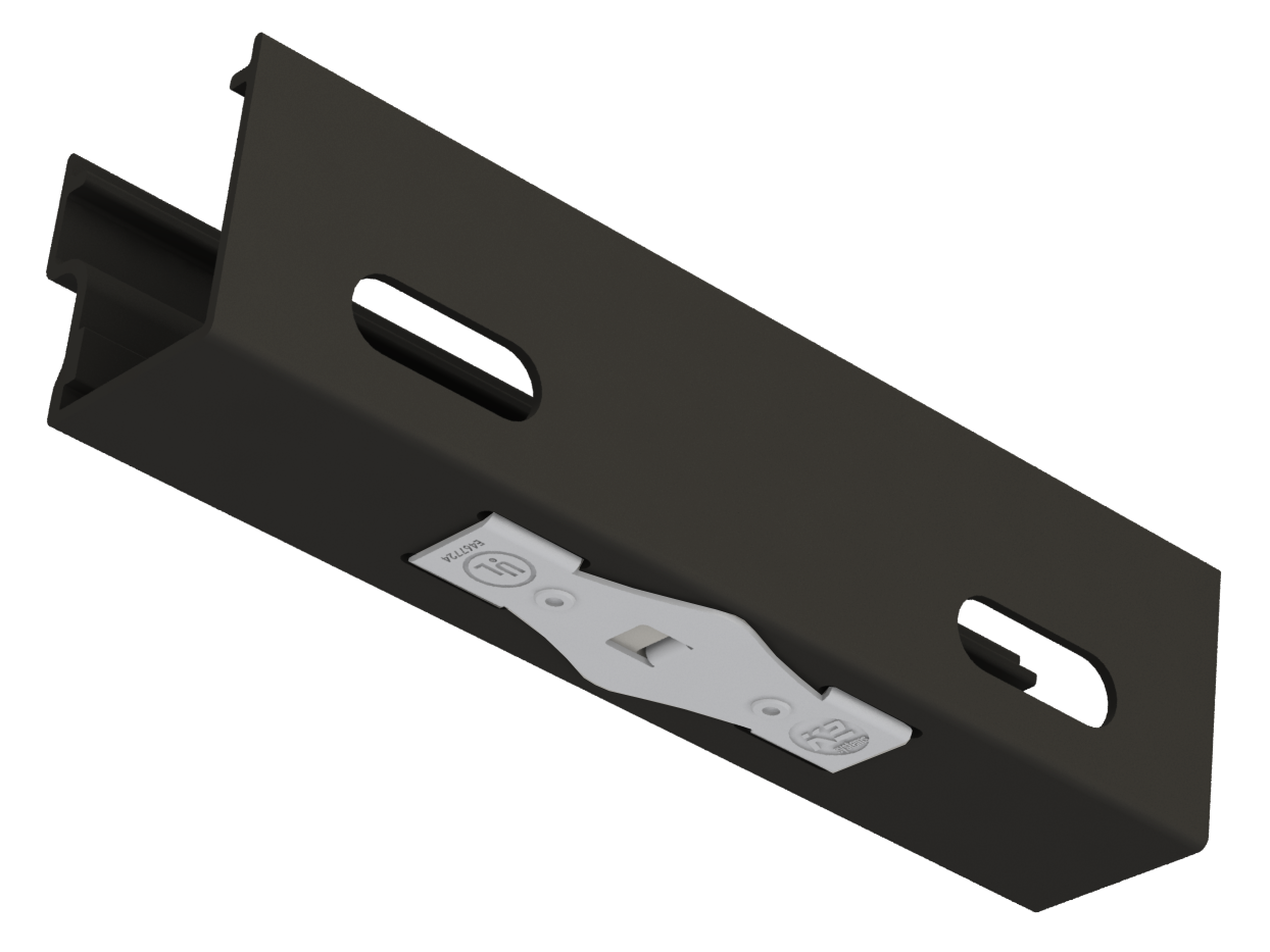 Tool-less Rail Connector 44-X, Set, Dark