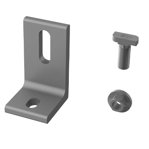 L-Foot Slotted Set, Mill | 4000630