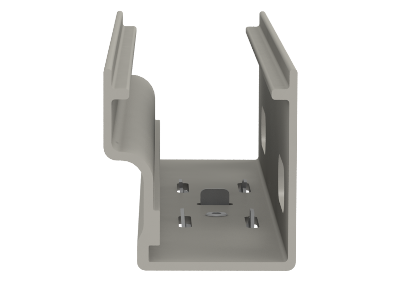 Tool-less Rail Connector 44-X, Set | Mill | 4000051-T